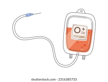 Drop Counter With Blood Vector Illustration