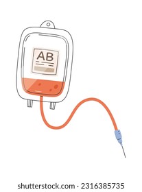 Drop Counter With Blood Vector Illustration
