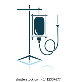Icono de barra desplegable. Diseño de reflexión de sombra. Ilustración vectorial.