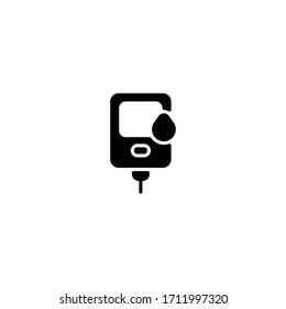 drop counter icon. drop counter vector on gray background