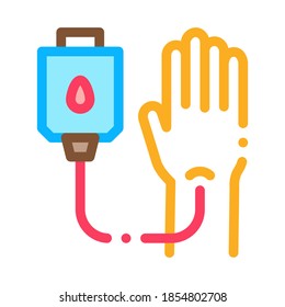 Drop Counter Icon Vector. Outline Drop Counter Sign. Isolated Contour Symbol Illustration