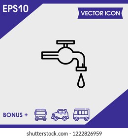 drop crane icon vector