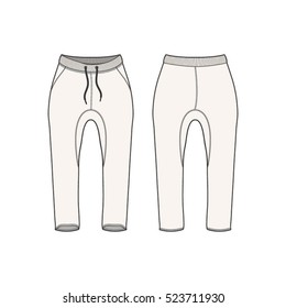 Drop Crotch Track Pants