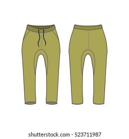 Drop Crotch Track Pants