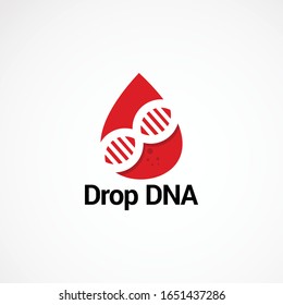 Drop DNA Logo vector, icon, element, and template for company