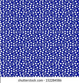 Drop or dot diagonal background, asian seamless pattern, abstract ornament, traditional japan / china background. Vector illustration