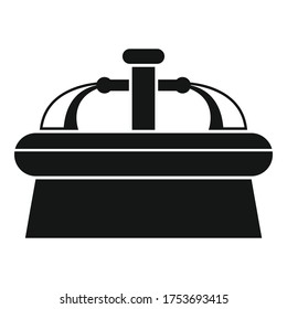 Drop drinking fountain icon. Simple illustration of drop drinking fountain vector icon for web design isolated on white background