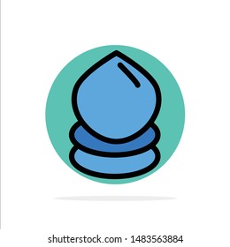 Drop, Eco, Ecology, Environment Abstract Circle Background Flat color Icon