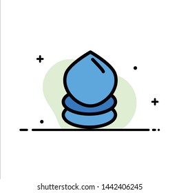 Drop, Eco, Ecology, Environment  Business Flat Line Filled Icon Vector Banner Template