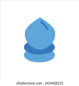 Drop, Eco, Ecology, Environment  Flat Color Icon. Vector icon banner Template
