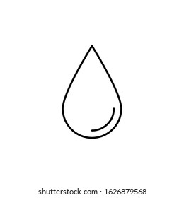 Drop, energy icon. Simple line, outline vector electro power icons for ui and ux, website or mobile application