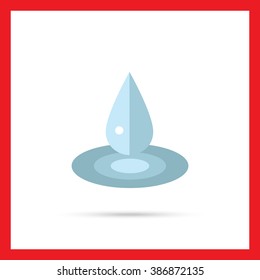 Drop flat icon