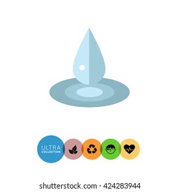Drop flat icon