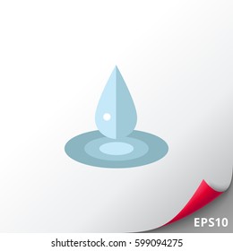 Drop flat icon