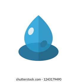  drop flat vector icon