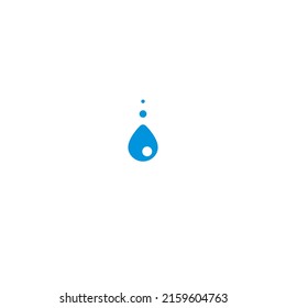 Drop of fresh dew on white background