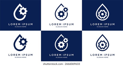 Design-Set-Vorlage für Schlagwerk-Logo