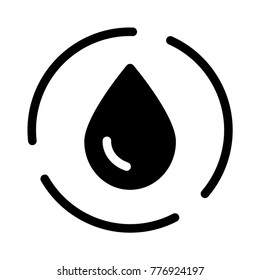 drop  Glyph icon