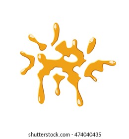 Drop of honey icon isolated on white background. Product symbol