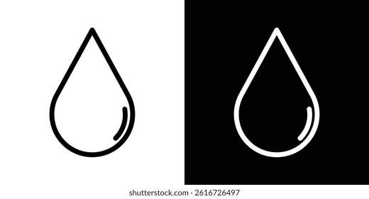 Drop icon for banner and packaging design. Vector illustration