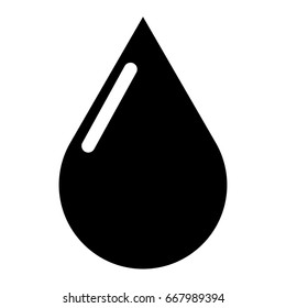 Drop icon. Blood drop icon