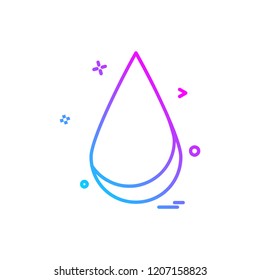 Drop icon design vector