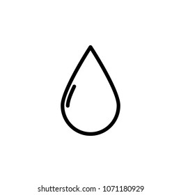 a drop icon. Element of minimalistic icons for mobile concept and web apps. Thin line icon for website design and development, app development