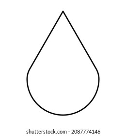 a drop icon. Element of minimalistic icons for mobile concept and web apps. 