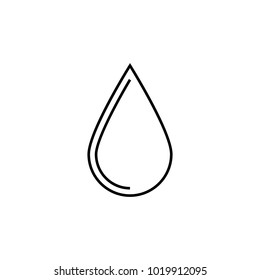 a drop icon. Element for mobile concept and web apps. Thin line  icon for website design and development, app development. Premium icon on white background on white background