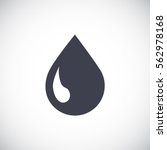 A drop icon flat.