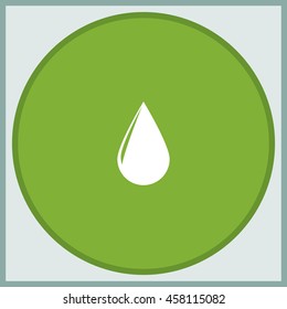 Drop icon. Flat illustration.