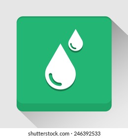 Drop icon great for any use. Vector EPS10.