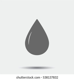 Drop Icon illustration isolated vector sign symbol
