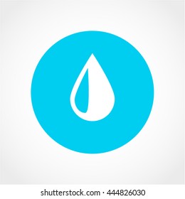 drop Icon Isolated on White Background