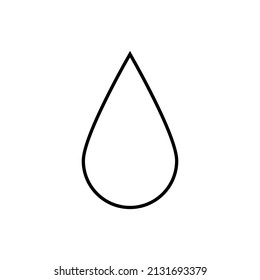 Drop icon in line style