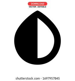 drop icon or logo isolated sign symbol vector illustration - high quality black style vector icons
