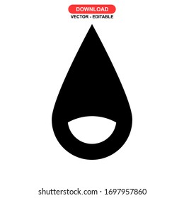 drop icon or logo isolated sign symbol vector illustration - high quality black style vector icons
