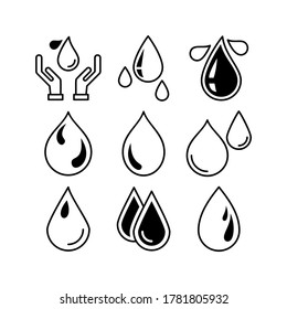 Icono de caída o logotipo símbolo de signo aislado ilustración vectorial - Colección de iconos vectoriales de estilo negro de alta calidad
