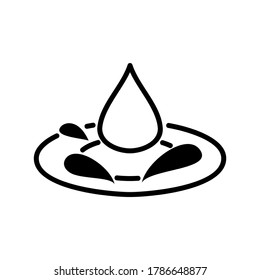 Drop icon or logo isolated sign symbol vector illustration - high quality black style vector icons

