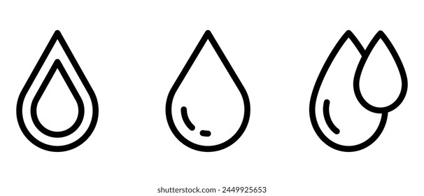 drop icon or logo isolated sign symbol vector illustration - high quality black style vector icons
