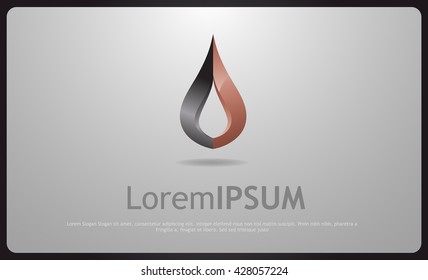 Drop icon Logo,Vector design
