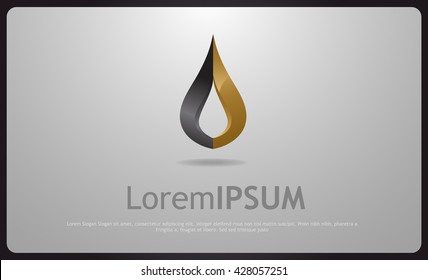 Drop icon Logo,Vector design