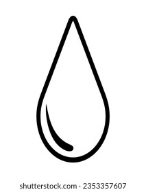 a drop icon on white background