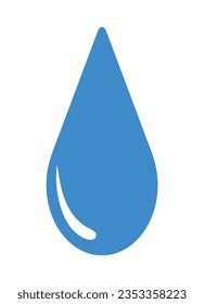 a drop icon on white background