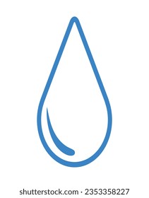 a drop icon on white background