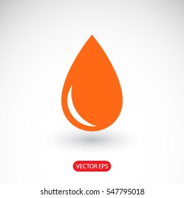 drop  icon. One of set web icons