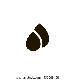 drop icon. sign design