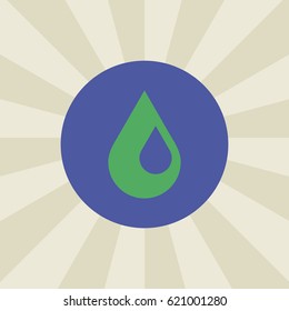 drop icon. sign design. background