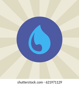 drop icon. sign design. background
