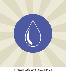 drop icon. sign design. background